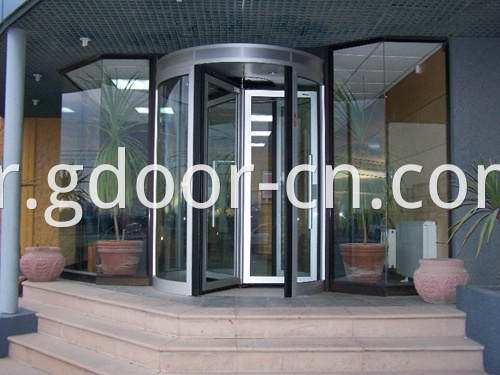 Four-wing Automatic Revolving Doors for Entrances